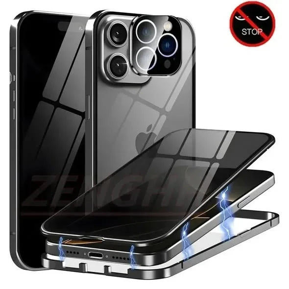 Coque Magnétique Premium iPhone – Verre Trempé 360° | Protection Anti-Choc