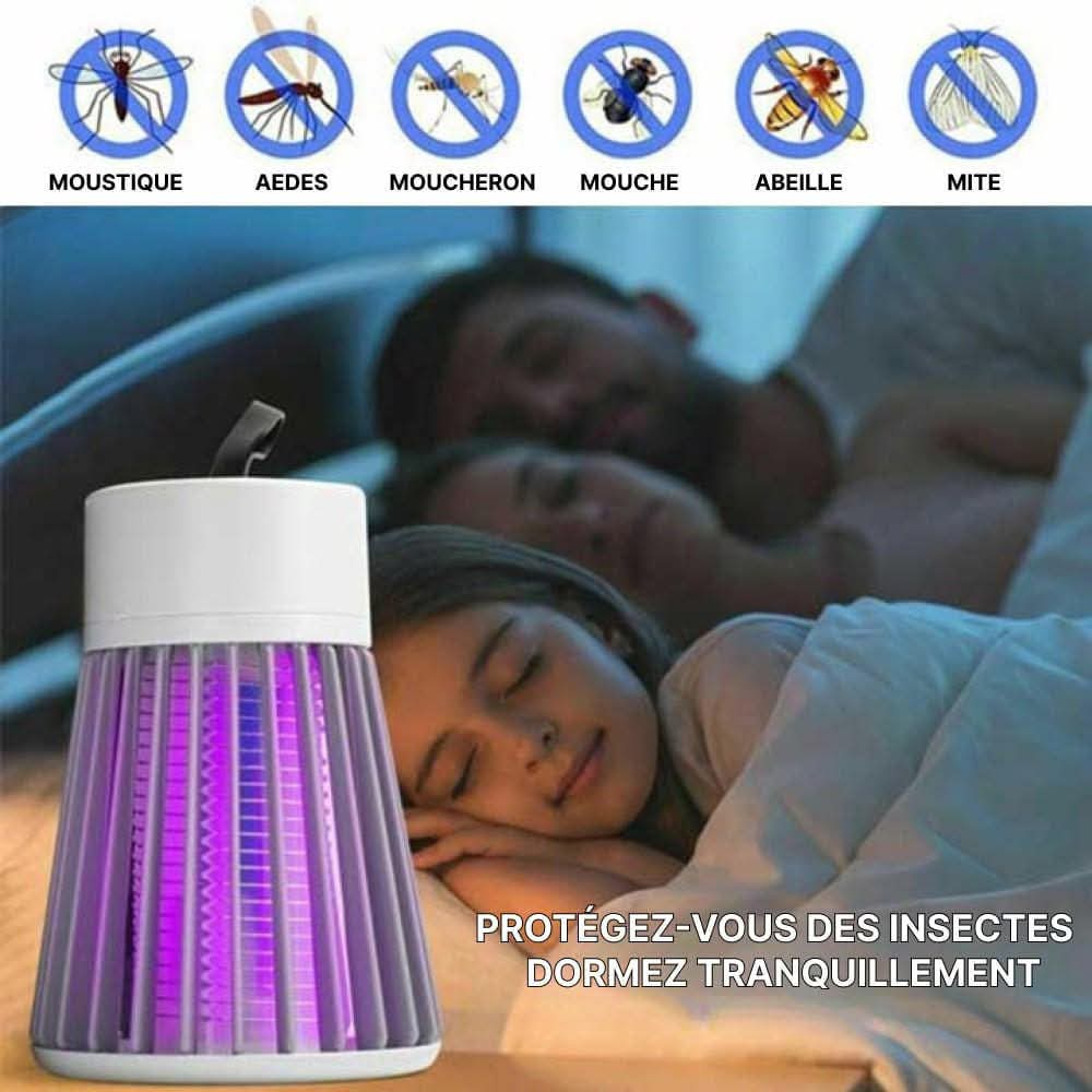 🦟 Lampe Anti-Moustique UV – Protection Nocturne Sans Chimie