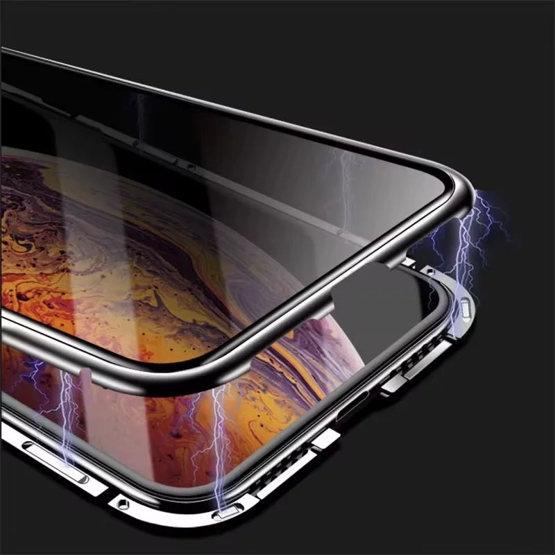 Coque Magnétique Premium iPhone – Verre Trempé 360° | Protection Anti-Choc